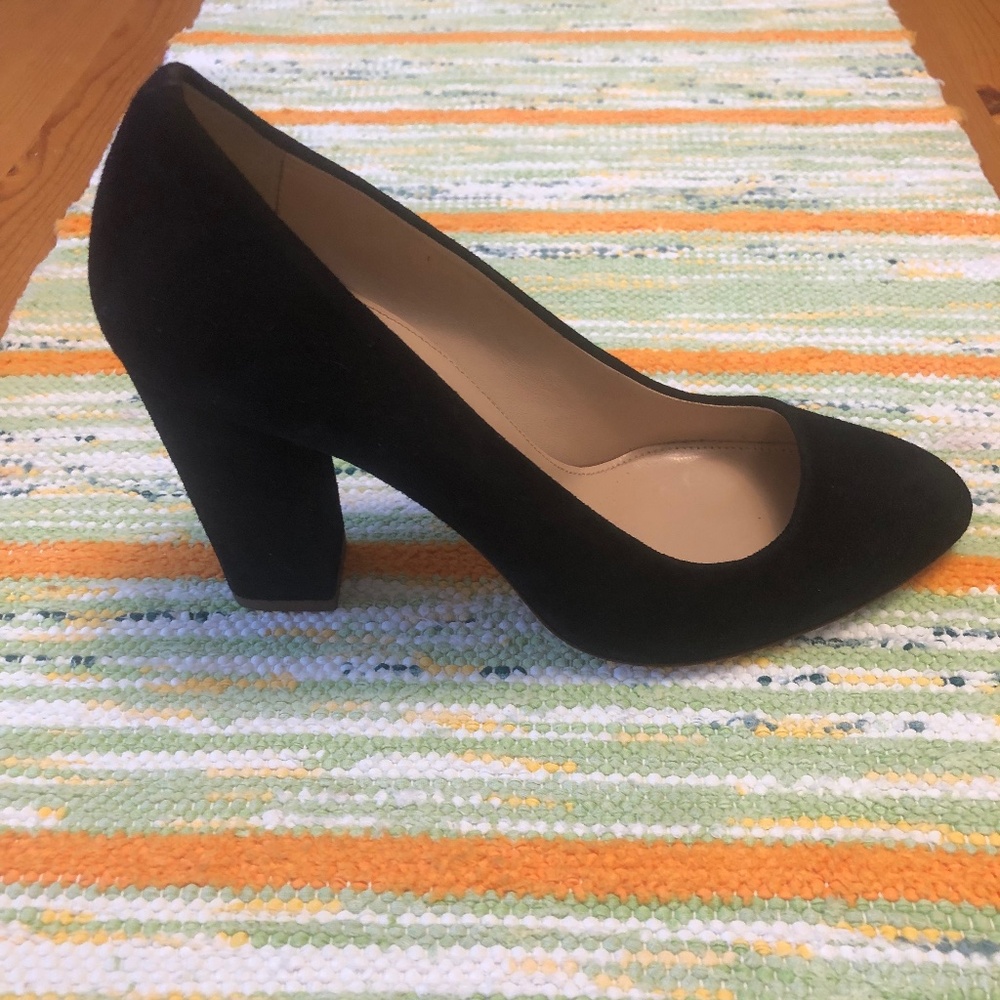 J crew Etta suede heels